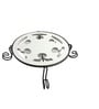 Black and White Metal Planter Stand