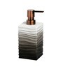 Black And White Polyresin Soap Dispenser (360 Ml)