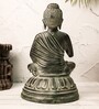 Black Antique Buddha Brass Religious Idol