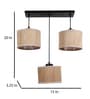 Black Bamboo Cluster Hanging Light