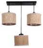 Black Bamboo Cluster Hanging Light