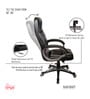 Black Leatherette Executive Chair in Black Colour Black Leatherette Executive Chair in Black Colour
