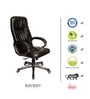 Black Leatherette Executive Chair in Black Colour Black Leatherette Executive Chair in Black Colour