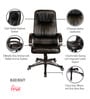 Black Leatherette Executive Chair in Black Colour Black Leatherette Executive Chair in Black Colour