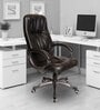 Black Leatherette Executive Chair in Black Colour Black Leatherette Executive Chair in Black Colour