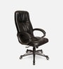 Black Leatherette Executive Chair in Black Colour Black Leatherette Executive Chair in Black Colour