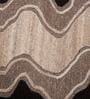 Beige Abstract Woolen 72 x 72 Inches Hand Tufted Rug