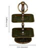 Missing Gold & Brown Brass Appetizer Platter