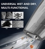 Black Canister Vacuum Cleaner with Multipurpose Cleaning Kit