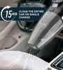 Black Canister Vacuum Cleaner with Multipurpose Cleaning Kit
