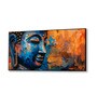 Canvas Framed Buddha Head Wall Painting