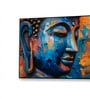Canvas Framed Buddha Head Wall Painting