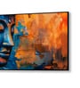 Canvas Framed Buddha Head Wall Painting