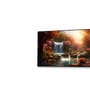 Black Canvas Framed Enchanted Forest Waterfall Pink Serenity Wall Painting(12X24 Inch)