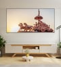 Black Canvas Framed Krishna and Arjuna's Divine Journey Wall Painting(12X24 Inch)
