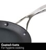 Cormorant 11 Inch Hard Anodised & Non- Stick Black Aluminium Dosa Tawa