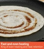 Pre Seasoned 9.4 Inch Black Cast Iron Dosa Tawa