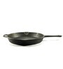 Skillet 10 Inch Hard Anodised Black Cast Iron Frying Pan