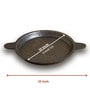 Quartz 12 Inch Black Cast Iron Tawa