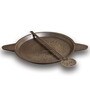 Tourmaline 8.5 Inch Black Cast Iron Tawa