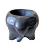 Black Cement Sweet tooth- Elephant Handcrafted Planter