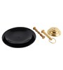 Black Ceramic Double Layer Food Platter