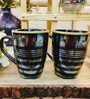 Black Ceramic  320 ml ( Set of 2) Coffee Mug