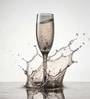 Black Champagne Glass Set of 6