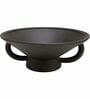 Black Charcoal Urli Bowl for Floating Candles & Flowers Elegant Centerpiece