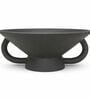 Black Charcoal Urli Bowl for Floating Candles & Flowers Elegant Centerpiece