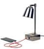 Marsden Black Adjustable Study Lamp With Steel Base