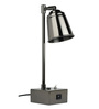 Marsden Black Adjustable Study Lamp With Steel Base