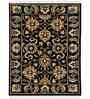 Black Persian Wool 2x3 Feet Handmade  Dhurrie