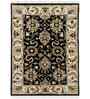 Black Persian Wool 2x3 Feet Handmade  Dhurrie