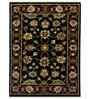 Black Persian Wool 2x3 Feet Handmade  Dhurrie