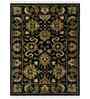 Black Persian Wool 2x3 Feet Handmade  Dhurrie