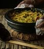 Traditional 1 Ltr Black Clay Cooking Pot