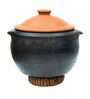 Black Clay SaucePot with Lid 1 Litre