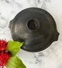 Black Clay 1000 ml Kadhai with Lid (Set of 2)