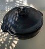 Black Clay 1000 ml Kadhai with Lid (Set of 2)