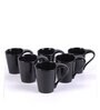 Classic 150ml Black Ceramic (Set of 6) Tea Cups