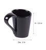 Classic 150ml Black Ceramic (Set of 6) Tea Cups