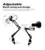 Black Color Flexible Spring Doctor Lamp Table Lamp for Study/Reading