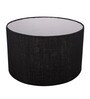 Black Color Jute Fabric Table Lamp Shade