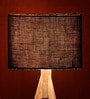 Black Color Jute Fabric Table Lamp Shade
