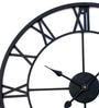 Black Color Metal Novelty Wall Clock