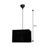 Catania Black Plastic Hanging Light
