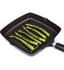 Excellence Square 9.8 Inch Non- Stick Black Stainless Steel Grill Pan