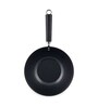 Excellence Induction Friendly Black Stainless Steel Wok