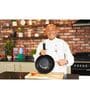 Excellence Induction Friendly Black Stainless Steel Wok
